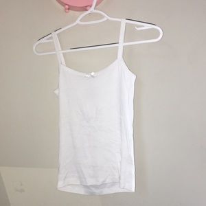 White tank top